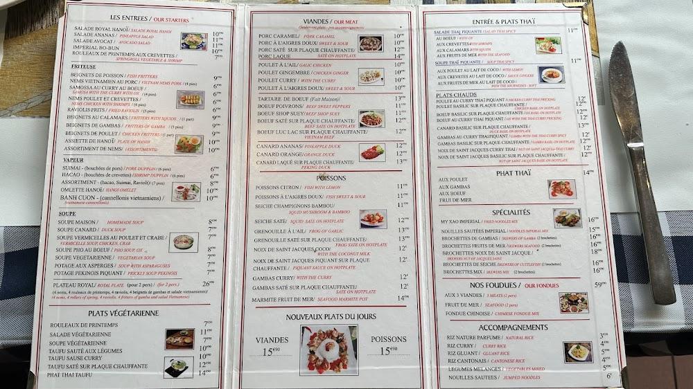 Hanoi - Menu Image 1
